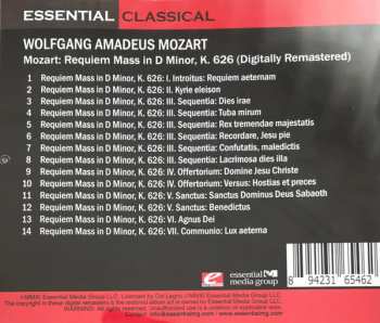 CD Wolfgang Amadeus Mozart: Requiem Mass In D Minor, K. 626