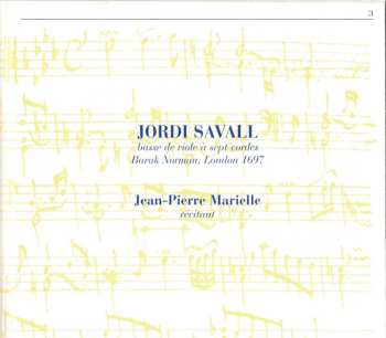 2CD Jordi Savall: Pièces de Viole (Les Six Suittes Pour Basse De Viole Seule Avec Le Tombeau Pour Mons.ʳ De Sainte Colombe Le Père)