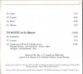 2CD Jordi Savall: Pièces de Viole (Les Six Suittes Pour Basse De Viole Seule Avec Le Tombeau Pour Mons.ʳ De Sainte Colombe Le Père)