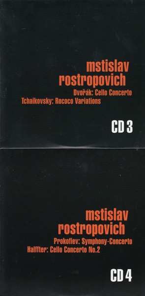 9CD/Set di cofanetti Mstislav Rostropovich: Plays Cello Works