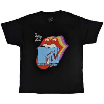 Merch MTV: Maglietta Rolling Stones Rainbow Shadow Tongue