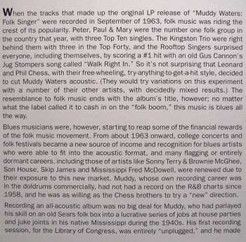 LP Muddy Waters: Folk Singer