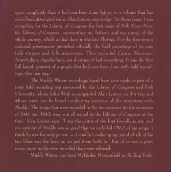 CD Muddy Waters: The Complete Plantation Recordings (The Historic 1941-42 Library Of Congress Field Recordings)