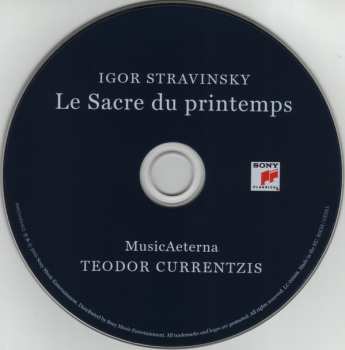 CD Teodor Currentzis: Le Sacre Du Printemps = The Rite Of Spring = Die Frühlingsweihe (Revised 1947 Version)