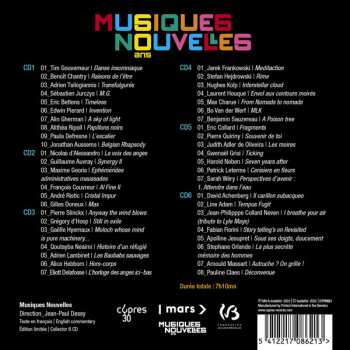 6CD/Set di cofanetti Musiques Nouvelles: 60 Ans 45 Compositeurs Compositrices LTD