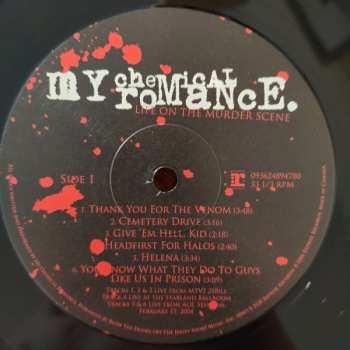 LP My Chemical Romance: Life On The Murder Scene