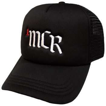 Merce My Chemical Romance: My Chemical Romance Unisex Mesh Back Cap: Mcr Logo (black)