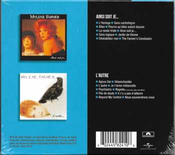 2CD/Set di cofanetti Mylène Farmer: Ainsi Soit Je... / L'autre