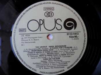 LP Nana Mouskouri: The Unique Nana Mouskouri