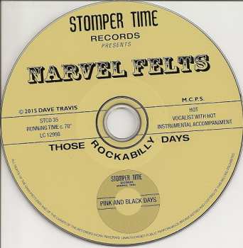 CD Narvel Felts: Those Rockabilly Days