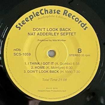 LP Nat Adderley Septet: Don't Look Back