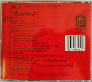 CD Igor Stravinsky: The Firebird (Russian Fairy Tale Narrated By Natalia Makarova)