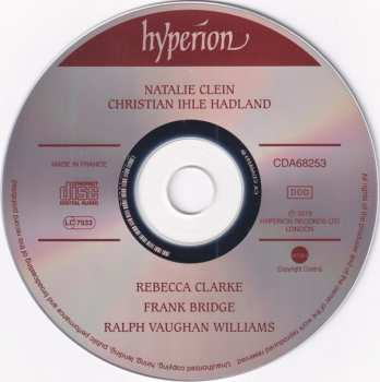 CD Ralph Vaughan Williams: Viola Sonata / Cello Sonata / Six Studies In English Folk Song