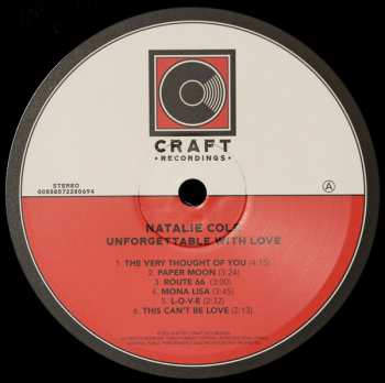 2LP Natalie Cole: Unforgettable With Love
