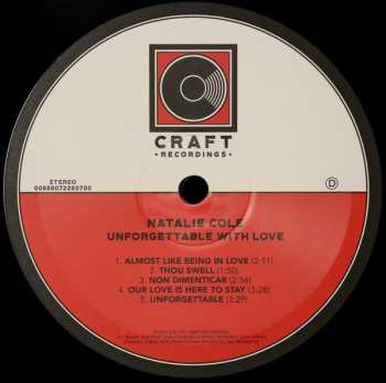 2LP Natalie Cole: Unforgettable With Love