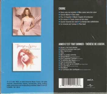 2CD/Set di cofanetti Natasha St-Pier: Croire / Thérèse de Lisieux (Aimer C'est Tout Donner)