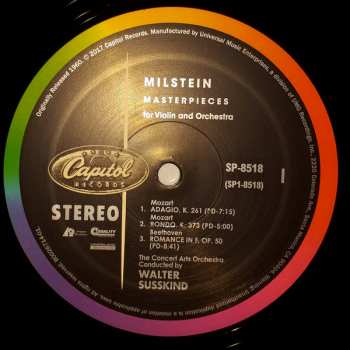 LP Walter Susskind: Masterpieces For Violin And Orchestra LTD