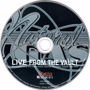 CD Natural Gas: Live From The Vault (Live At Cobo Arena, Detroit, MI 1976)