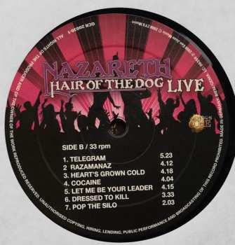 LP Nazareth: Hair Of The Dog Live