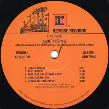 3LP Neil Young: Decade LTD