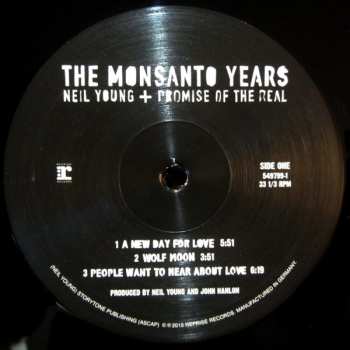2LP Neil Young: The Monsanto Years