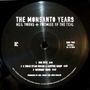 2LP Neil Young: The Monsanto Years