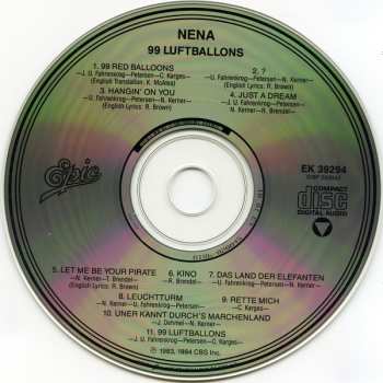 CD Nena: 99 Luftballons