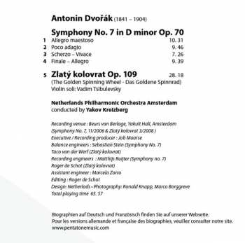 SACD Antonín Dvořák: Symphony No. 7, The Golden Spinning Wheel Op. 109