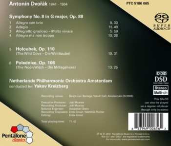 SACD Antonín Dvořák: Symphony No. 8, The Wild Dove & The Noon Witch