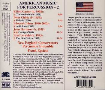 CD New England Conservatory Percussion Ensemble: American Music For Percussion • 2