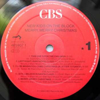 LP New Kids On The Block: Merry, Merry Christmas