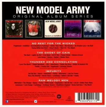 5CD/Set di cofanetti New Model Army: Original Album Series