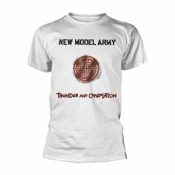 Merch New Model Army: Maglietta Thunder And Consolation (white)
