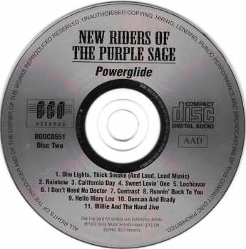 2CD New Riders Of The Purple Sage: N.R.P.S./Powerglide