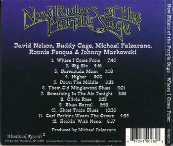 CD New Riders Of The Purple Sage: Where I Come From  DIGI