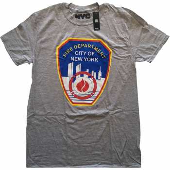 Merch New York City: Maglietta Fire Dept. Badge
