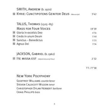 SACD New York Polyphony: Times Go By Turns