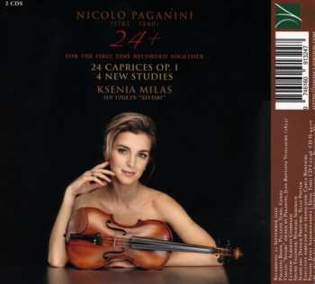 2CD Niccolò Paganini: 24+ (24 Caprices Op. 1, 4 New Studies)