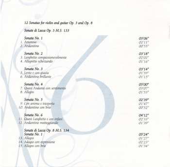 9CD/Set di cofanetti Niccolò Paganini: Complete Works For Violin And Guitar
