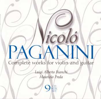 9CD/Set di cofanetti Niccolò Paganini: Complete Works For Violin And Guitar