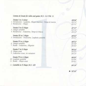 9CD/Set di cofanetti Niccolò Paganini: Complete Works For Violin And Guitar