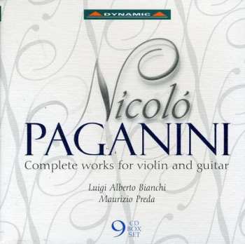 9CD/Set di cofanetti Niccolò Paganini: Complete Works For Violin And Guitar