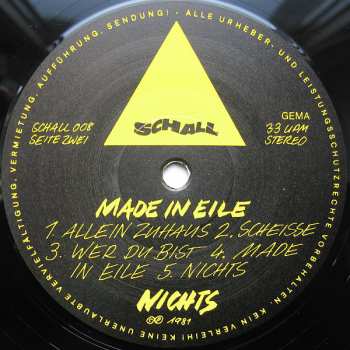 LP Nichts: Made In Eile DLX | CLR