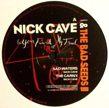2LP Nick Cave & The Bad Seeds: Your Funeral ... My Trial