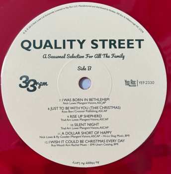 LP/SP Nick Lowe: Quality Street (A Seasonal Selection For All The Family)