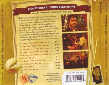 CD Nick Moss And The Flip Tops: Live At Chan's - Combo Platter n°2