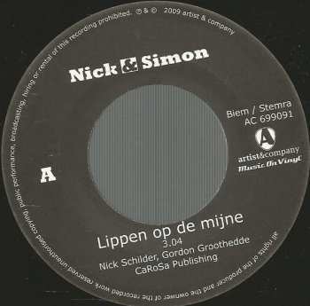 SP Nick & Simon: Lippen Op De Mijne / Rosanne