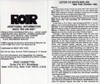 LP Nico: Live And In Session 1982