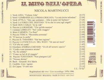 CD Nicola Martinucci: Il Mito Dell'Opera