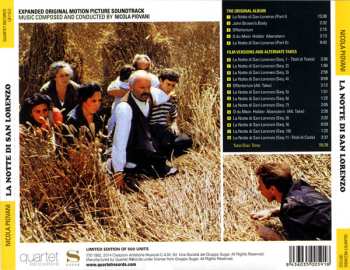 CD Nicola Piovani: La Notte Di San Lorenzo (Original Motion Picture Score)